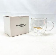 DIMERCO 雙層隔熱玻璃杯 茶杯 咖啡杯 玻璃杯 股東會紀念品