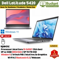 DELL LATITUDE LAPTOP 7420/5420/5410/5520/5510 (1 YEAR WARRANTY T&C) Core i5/i7 - 10th/11th/12th/13TH