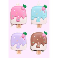 Kindergarten and Elementary School Children's Backpack ice cream Chocolate Shape FT16 NEW 24 x 11 x 