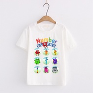 Áo Numberblocks áo thun học đếm cho bé trai bé gái