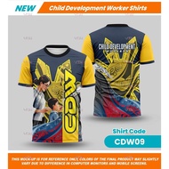 【READY STOCK】CDW Shirt Sublimation Print T-shirt | POLO Shirt