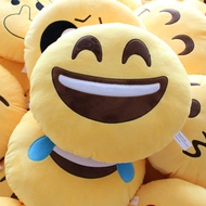 Stok tersedia bantal emoji QQ popular, kusyen emoji, kusyen sofa, mainan plush, anak patung.