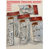 SIRIM 2WAY, 3WAY, 4WAY, 5WAY EXTENSION TRAILING SOCKET