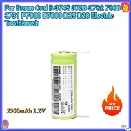 New 2300mAh 1.2V Replacement Battery For Braun Oral B 3745 3728 3762 7000 3731  P7000 D7000 D25 D28 