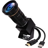 ELP 60FPS 4K USB 3.0 HDMI Camera with 5-50mm Manual 10X Zoom Lens IMX415 H.264 USB Security Webcam f