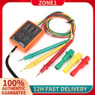 SM852B 3-Phase Rotation Tester Digital Phase Indicator Detector LED Buzzer Phase Sequence Meter