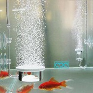 全網最低價~110v 4w12w養魚氧氣泵增氧泵充氧機空氣細化器靜音納米氣盤氣泡石魚缸氣泡盤魚缸水族箱水族用品
