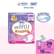 SOFY Air Fit Extra Slim 0.1 Night Wing 29cm x 16 Pcs