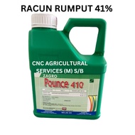 4L Pounce 410 Zagro Glyphosate Isopropylammonium 41.0% Racun Rumput Rumpai Herbicides Kebun Batas Ku