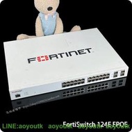 FortiSwitch 124E Fortinet交換  24個電口 4個光口【三井工控】