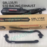 APIDO STANDARD RACING EXHAUST PIPE 25MM SRL115 FI SRL110 LAGENDA 115 Z ZR FI EKZOS EXZOS PIPE