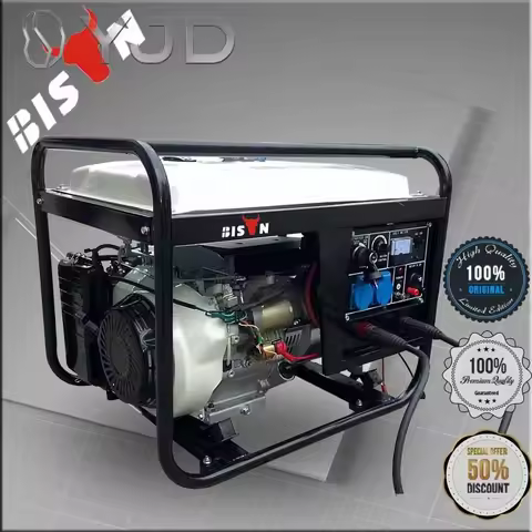 BISON(CHINA)New Type 406cc Diesel Engine Welding Machine, 7kw Diesel Welding Generator, Welding Gene