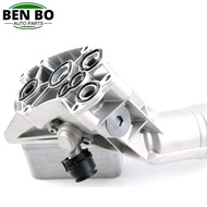 Aluminum Engine Oil Filter Housing Set For BMW16-23 340i 440i 540d 745e 840i X3 X4 X5 X6 Z4 L6 3.0L 