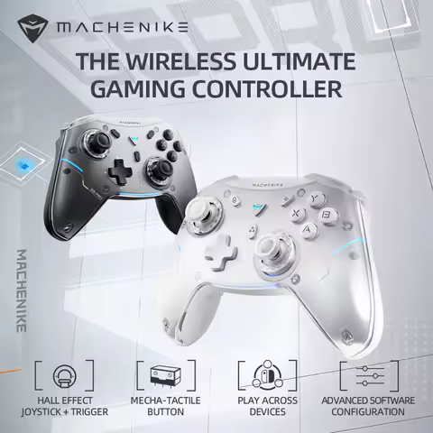 MACHENIKE G5 Pro Gaming Controller Three Mode Fps Wireless Game Pad Hall Trigger Joystick For Switch