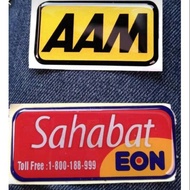 Proton Saga Iswara Wira Stiker AAM SAHABAT EON EPOXY STIKER TEBAL Saga Iswara Satria MMC Aeroback Sp
