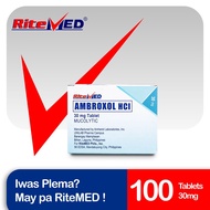 RiteMED Ambroxol 30mg 100 Tablets (Cough Relief)