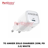 TC ANKER ZOLO CHARGER (30W, PD 3.0) WHITE