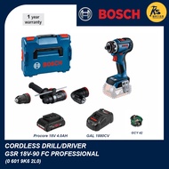 BOSCH 18V GSR 18V-90 FC Cordless Drill/Driver PROFESSIONAL With Bluetooth Module ( 0 601 9K6 2L0 )