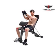 Multi-functional gym chair KK022D supports arm training, convenient 12 IN 1 weight training chair fo