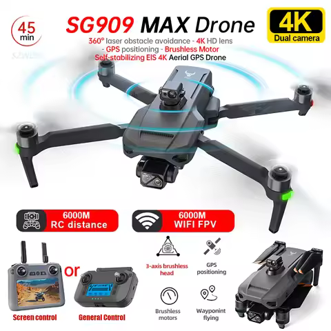 ZLL SG909 SG909MAX Professional GPS Drone With 4K Camera 3-Axis Gimbal 360 Obstacle Avoidance Touch 