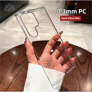 Luxury 0.3mm Ultra Thin Clear Shockproof Camera Full Cover Hard Casing for Samsung Galaxy S8 S9 S10 