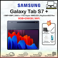 SAMSUNG Galaxy Tab S7+ | 8GB+256GB | WiFi | 13MP+5MP | 2800 x 1752 Super AMOLED | Keyboard&amp;S Pen | 100% SAMSUNG Malaysia Product