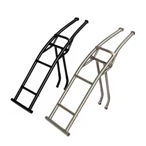 Titanium Rear Rack for Folding Bike, Ultralight Wheel Holder for Birdy Bike, Light Capacity, Cycling