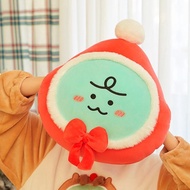 KAKAO FRIENDS Christmas Handwarmer Niniz Santa Jordy / Cute Hand Warmer Face Nap Cushion Pillow Gift
