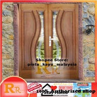 &lt; 67" x 83" NYATOH &gt; RRG71L NYATOH Full Solid Timber Door | pintu kayu | Pintu rumah | Main Door