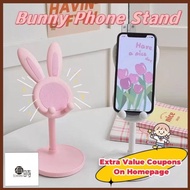 Sometimes Cute Bunny Phone Stand Angle Height Adjustable Cell Phone Stand For Desk Thick Case Phone