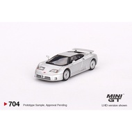 MINI GT No.704 Bugatti EB110 Grigio Chiaro MGT00704