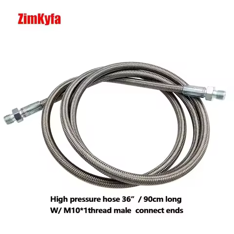 High Pressure 36" 90cm Filling Hose Stainless Steel HPA Air Fill Station & Charging System 3000psi W