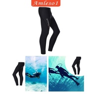 [Amleso1] Wetsuit Pants,Surfing Pants,Exercise Lightweight,Fitness Swim Tights Pants,Diving Pants fo