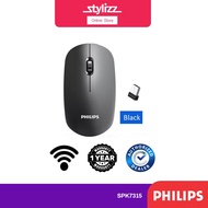 Philips SPK7315 2.4G Office Wireless Mouse - Black