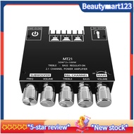 MT21 Channel Bluetooth 5.0 2.1 Subwoofer Amplifier Board 50Wx2 +100W Power Audio Stereo Amplifier Bo