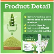 Fitgum Organic Barley Organic 100% Pure Barley Grass Powder for weight loss 15 sachets