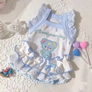 Shitzu Clothes for Dog Female Cute Pet Dress Flying Sleeves Princess Dog Costume Breathable Dog Birt