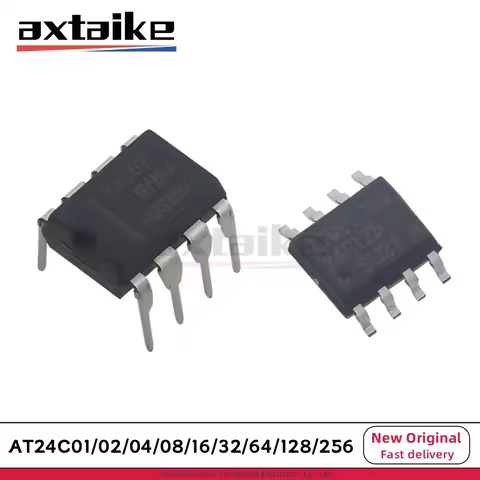 20PCS AT24C02 24C01 24C02 24C04 24C08 24C16 24C32 24C64 24C128 24C256 C-SSHM-T 02CM 24C02N 24C02BN S