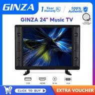 GINZA 24 inch FHD TV Sale Flatscreen Not Smart TV sale Ultra-slim LED TV Cheap TV 24inch