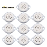 Chassis Mount 9pin Ceramic Vacuum Tube Socket Base(10PCS) for 12AX7 ECC82 6922 EL84 6DJ8 12AU7 12AT7