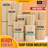 100pcs/pack Natural Bamboo BBQ Barbeque Grill Flower Bouquet Skewers Stick Lok Lok Lidi Bambu Sate K