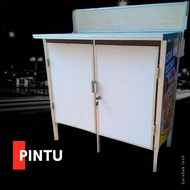 BOOTH MEJA LIPAT PORTABLE ROMBONG JUALAN LIPAT FREE DESAIN UK 80X40