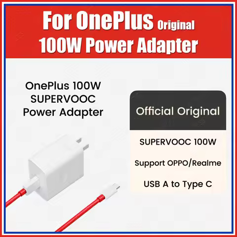 VCBAJACH Original OnePlus 100W Power Adapter OnePlus 13 Ace 5 Pro 13T 13S Turbo 6V 12R Nord 4 11R Ac