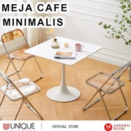 Square Cafe Table Minimalist Dining Table Modern Coffee Table 80cm Patio Table Living Room Table Tul