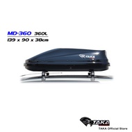 TAKA MD-360 Car Roof Box [Explorer Series] [L Size] [Glossy Black] Cargo ROOFBOX