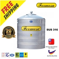 FORMOSA SUS 316 VERTICAL FLAT BOTTOM WITHOUT STAND S/STEEL WATER TANK