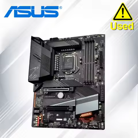 GIGABYTE Z590 AORUS ELITE LGA 1200 With Intel Z590 ATX Motherboard with Triple M.2, PCIe 4.0, USB 3.