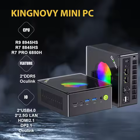 GMKtec Oculink Mini PC K11 K8 Plus M7 AMD Ryzen 9 8945HS 8845HS 6850H 2*USB4 2*DDR5 2*2.5G LAN Gamin