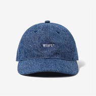 WTAPS COTTON. DENIM. SIGN CAP DENIM Six-Segment Hat