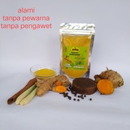 AHNA TURMERIC TEMULAWAK INSTANT POWDER DELICIOUS FRESH. 100/200/250 GR